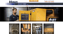 Desktop Screenshot of hayselectric.com